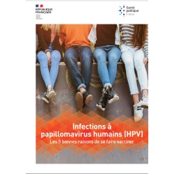 [DEPLIANT]Infections à papillomavirus humains : Les 5 bonnes raisons de se faire vacciner