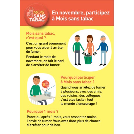 [FLYER]En novembre, participez à Mois sans tabac !