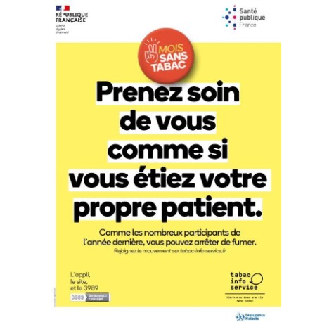 [AFFICHE] Prenez soin de vous comme si vous étiez votre propre patient